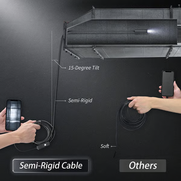 Portable Inspection Camera, Phone Compatible ZoomWand