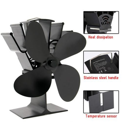 Heat Powered Fireplace Fan for Efficient Home Heating