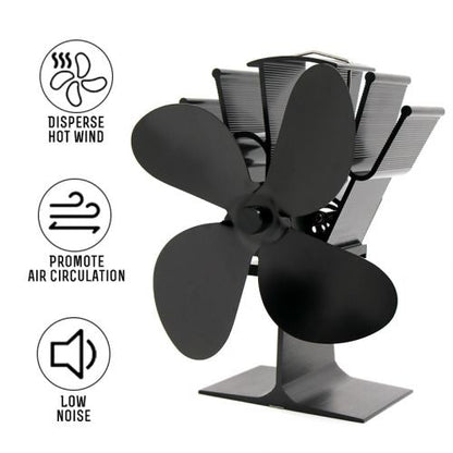 Heat Powered Fireplace Fan for Efficient Home Heating