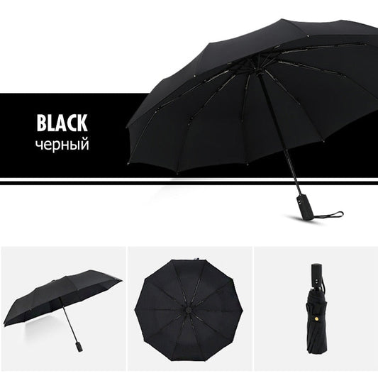 Windproof Compact Umbrella for Rain and Wind Protection