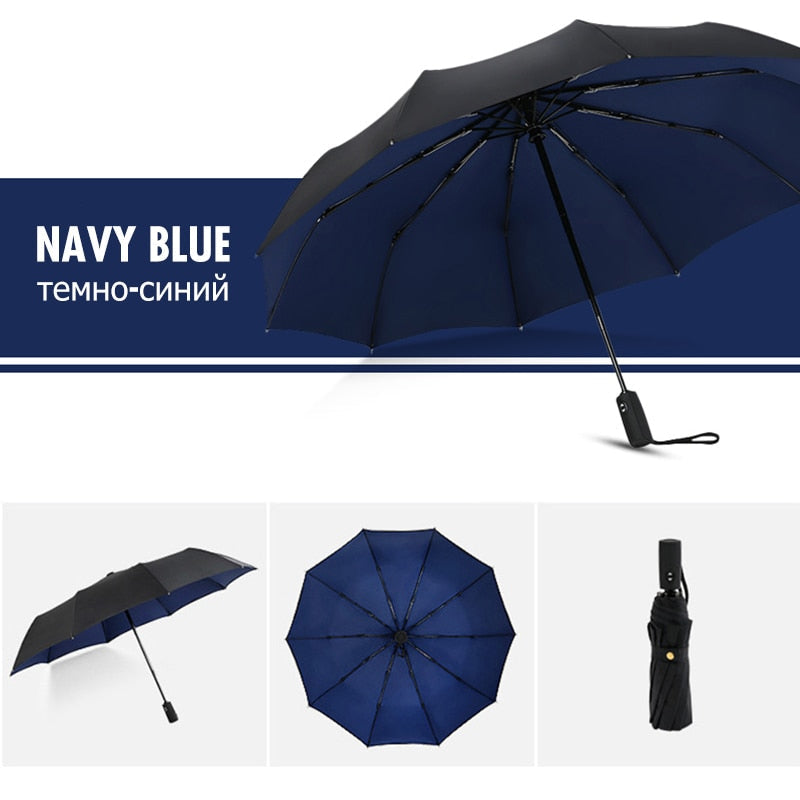 Windproof Compact Umbrella for Rain and Wind Protection
