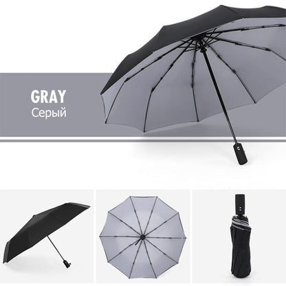 Windproof Compact Umbrella for Rain and Wind Protection