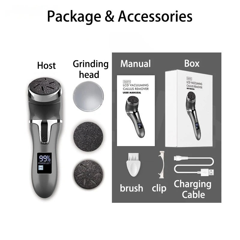 Electric Foot Hard Skin Remover for Calluses and Rough Skin