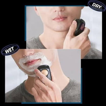 Men's Mini Electric Shaver, Portable and Compact Design