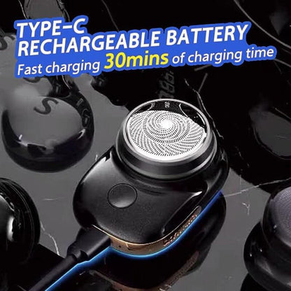 Men's Mini Electric Shaver, Portable and Compact Design