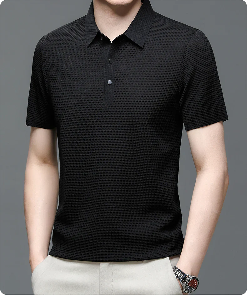 Riviero Men's Polo Shirt, Classic Fit and Comfortable Fabric