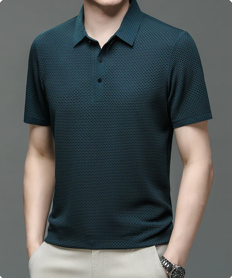 Riviero Men's Polo Shirt, Classic Fit and Comfortable Fabric