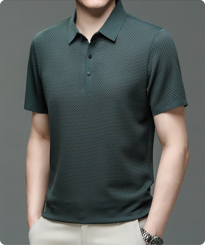 Riviero Men's Polo Shirt, Classic Fit and Comfortable Fabric