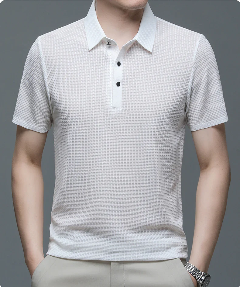Riviero Men's Polo Shirt, Classic Fit and Comfortable Fabric