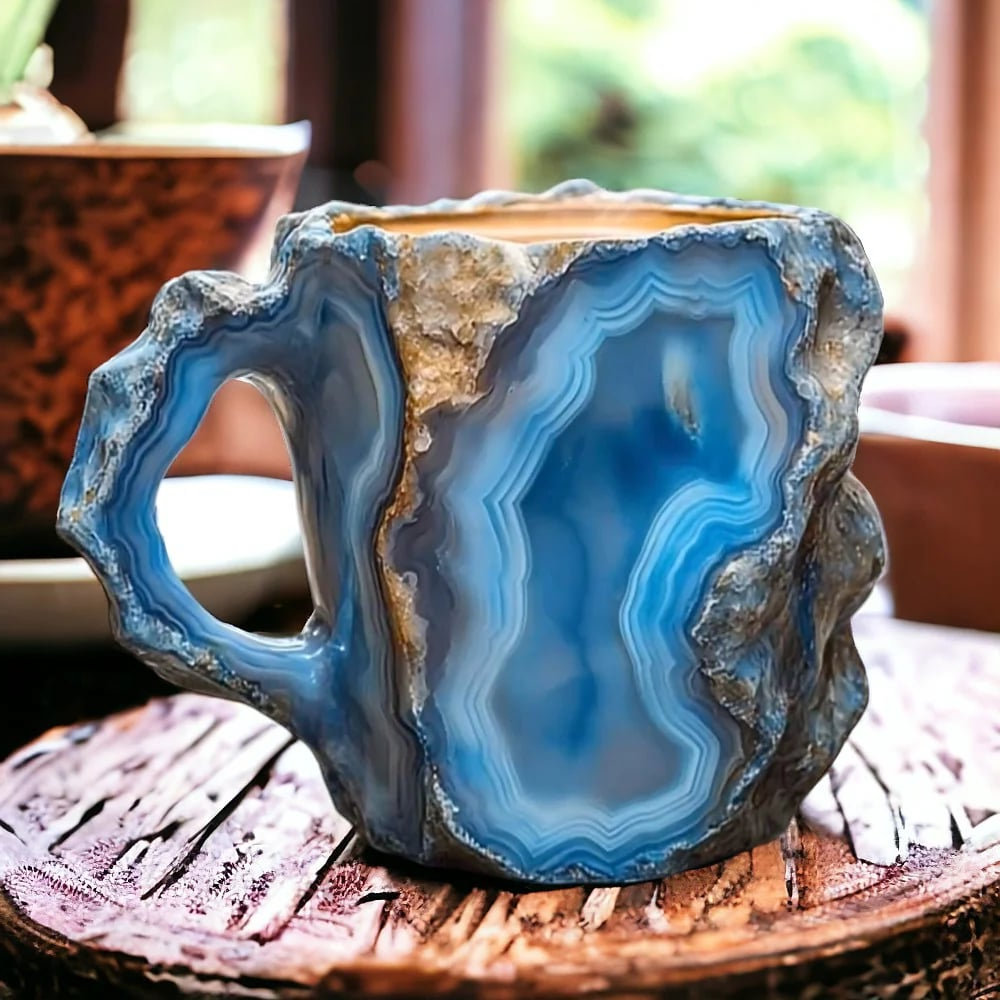 Mineral Crystal Coffee Mugs, Unique Design and Durable Material