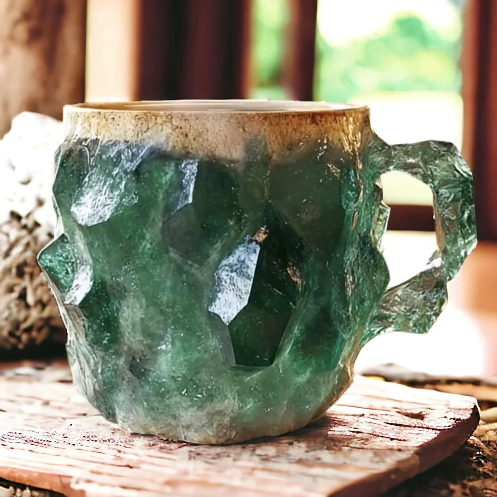 Mineral Crystal Coffee Mugs, Unique Design and Durable Material