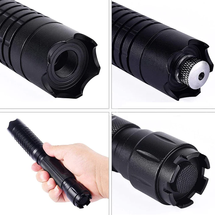 High-Power Tactical Laser Torch, Military Grade Flashlight