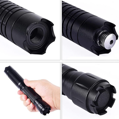 High-Power Tactical Laser Torch, Military Grade Flashlight