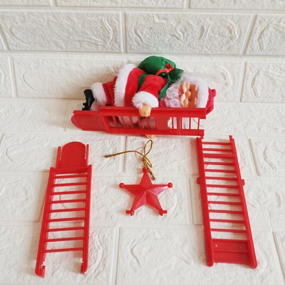 Climbing Santa Decoration for Holiday Home Decor