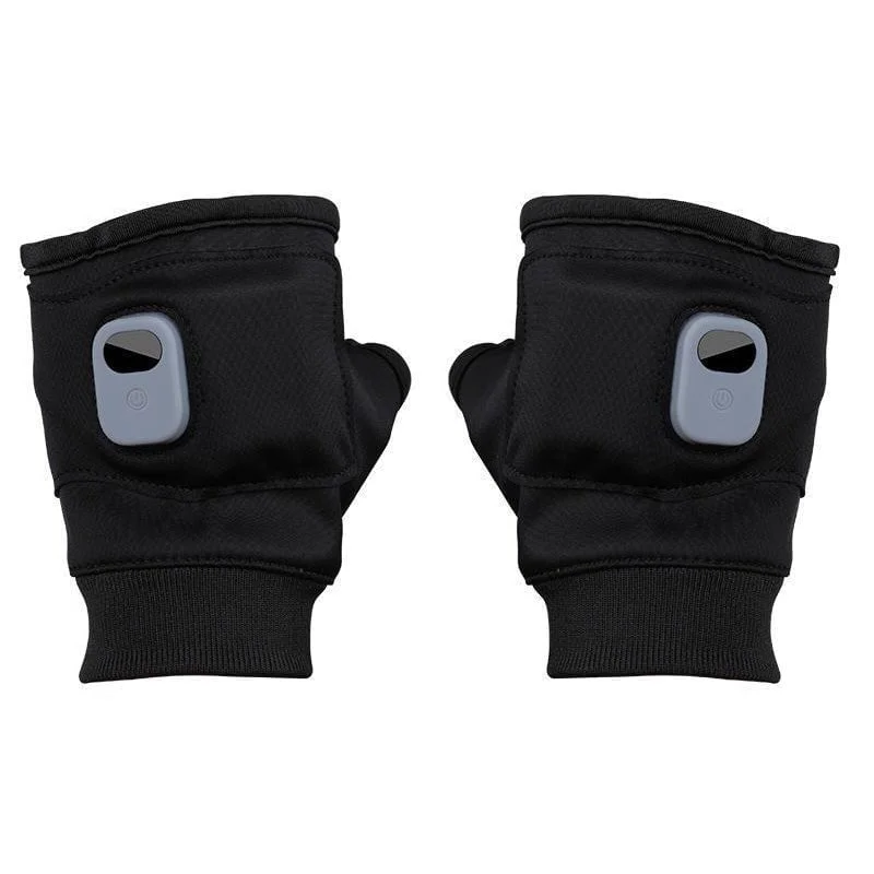 Heated Fingerless Gloves, USB Rechargeable Design
