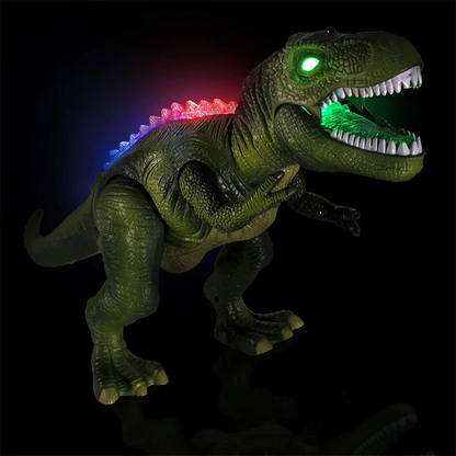 Remote Control T-Rex Dinosaur Toy, LED Light Up, Walking and Roaring Features