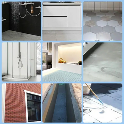 Transparent Waterproof Adhesive Coating for Exterior Walls and Bathroom Floor Cracks