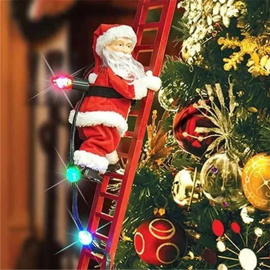 Climbing Santa Decoration for Holiday Home Decor