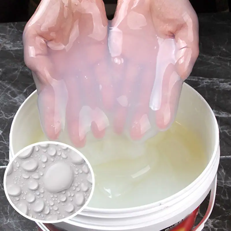 Transparent Waterproof Adhesive Coating for Exterior Walls and Bathroom Floor Cracks