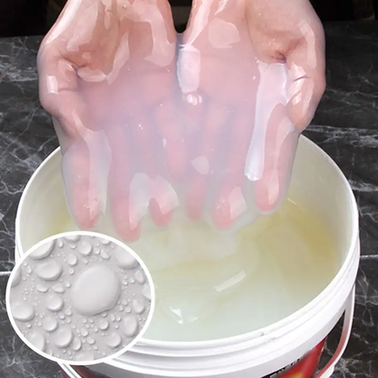 Transparent Waterproof Adhesive Coating for Exterior Walls and Bathroom Floor Cracks