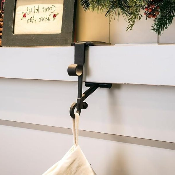 Heavy Duty Garland and Stocking Hangers, 2-in-1 Design