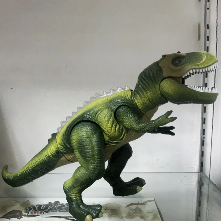 Remote Control T-Rex Dinosaur Toy, LED Light Up, Walking and Roaring Features