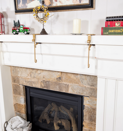 Heavy Duty Garland and Stocking Hangers, 2-in-1 Design