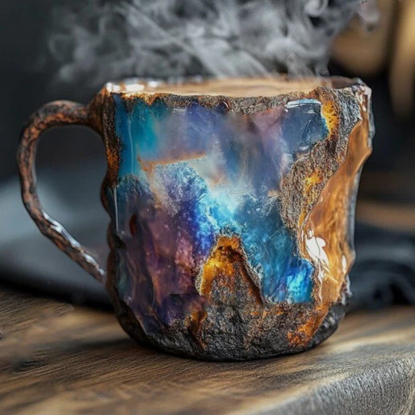Mineral Crystal Coffee Mugs, Unique Design and Durable Material