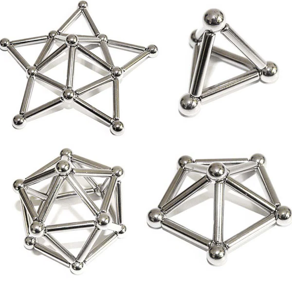 Magnetic Building Sticks and Balls for Creative Play