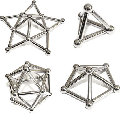 Magnetic Building Sticks and Balls for Creative Play