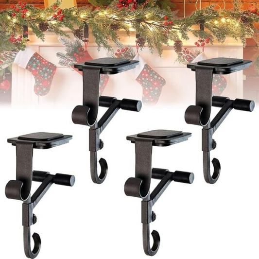 Heavy Duty Garland and Stocking Hangers, 2-in-1 Design