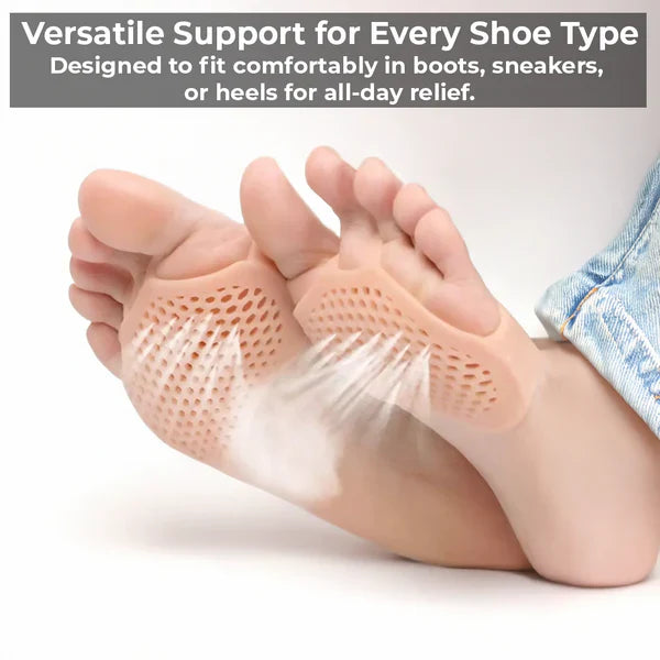 Breathable Gel Metatarsal Pads for Foot Comfort and Support