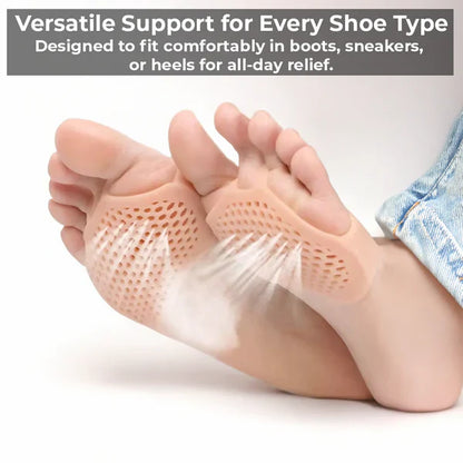 Breathable Gel Metatarsal Pads for Foot Comfort and Support