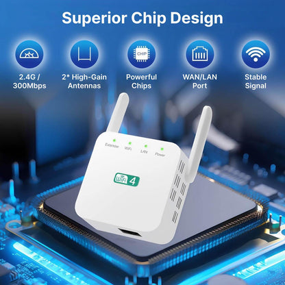 Long-Range WiFi Repeater for Enhanced Signal Strength