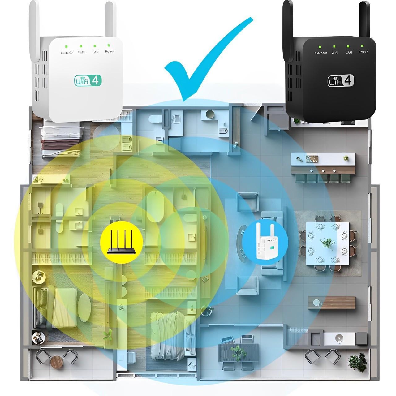 Long-Range WiFi Repeater for Enhanced Signal Strength