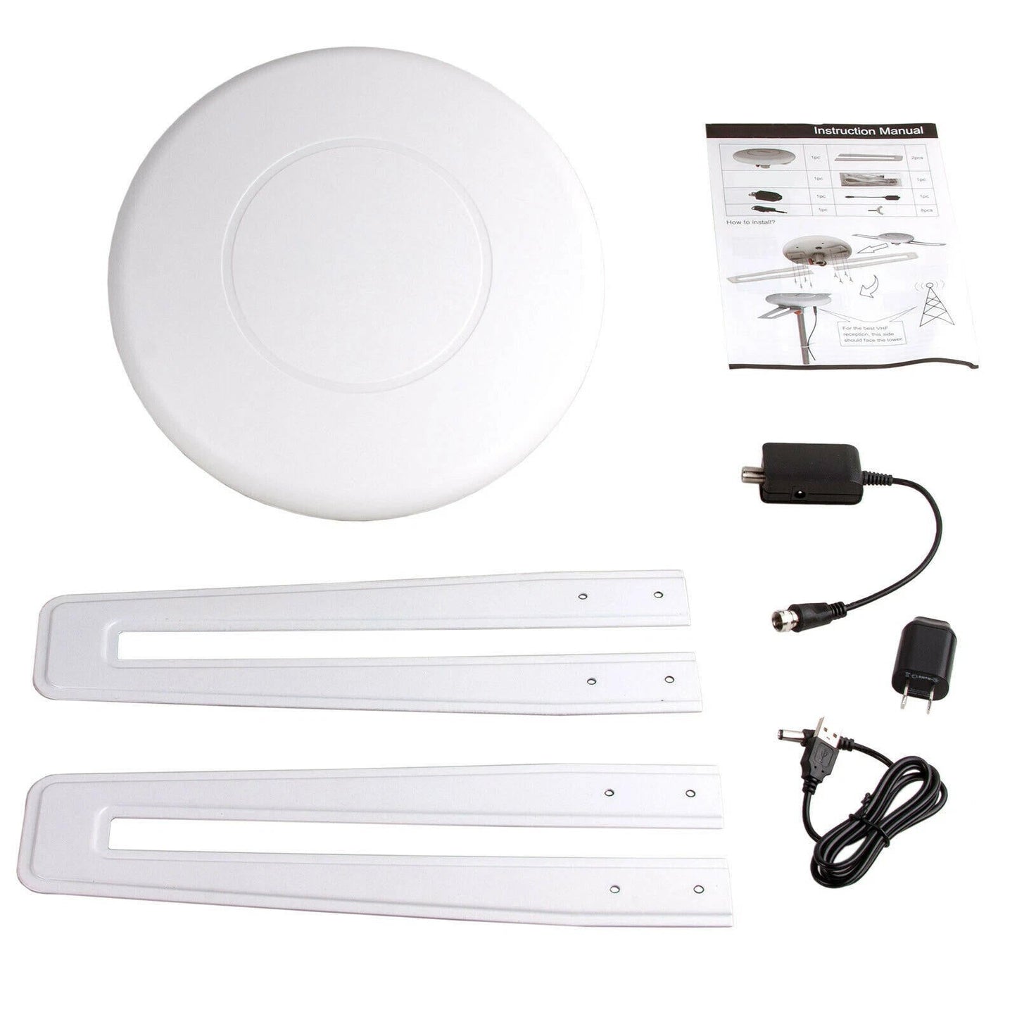 Extended Range Digital Omni Directional HDTV Antenna for Free HDTV Channels