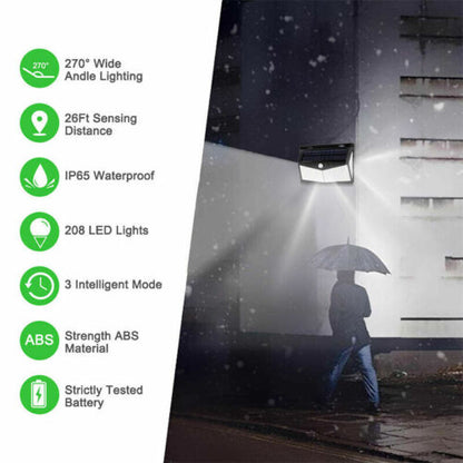 Solar Outdoor Light, Energy Efficient and Weather Resistant
