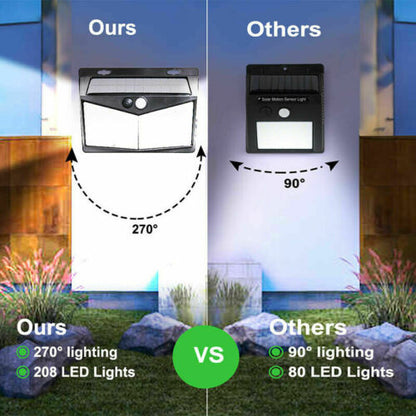Solar Outdoor Light, Energy Efficient and Weather Resistant
