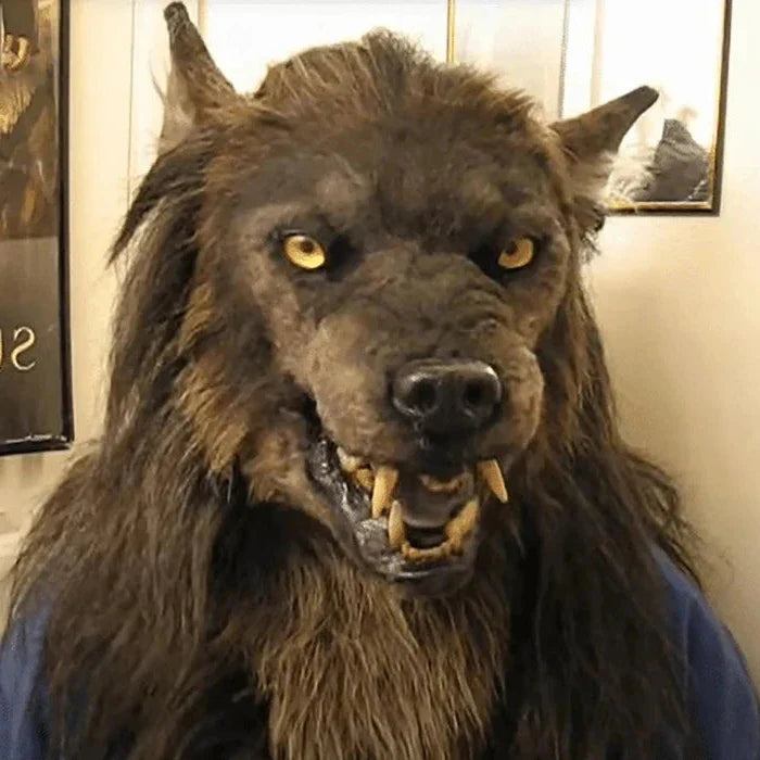 Scary Wolf Mask for Halloween Costume and Masquerade Party