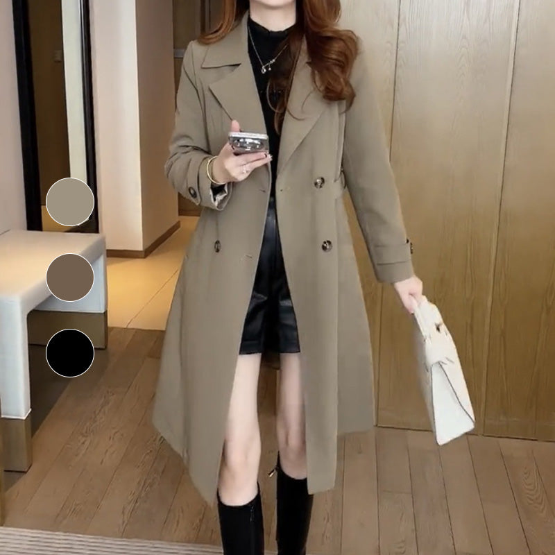 Elegante Cálido Trench Coat by Lumira