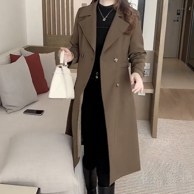 Elegante Cálido Trench Coat by Lumira