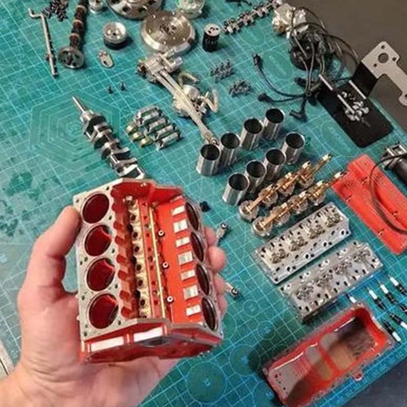 Gasoline OHV V8 Small-block Engine Model Kits, 50% Off Last Day Promotion