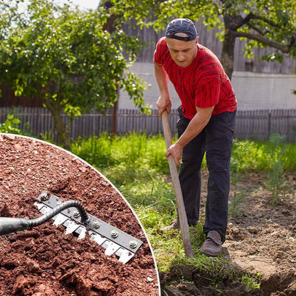 Versatile Lawn Rakes with Comfortable Handle